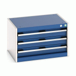 ARMOIRE D\'ATELIER À TIROIRS CUBIO SL-664-3.3 - BOTT - MANUTAN COLLECTIVITÉS