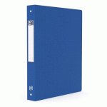 LOT DE 14 - CLASSEUR OXFORD MEMPHIS A4 DOS 40 MM 4 ANNEAUX RONDS COUVERTURE POLYPRO BLEU