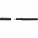 LOT DE 2 - FABER-CASTELL STYLO PLUME GRIP 2010 HARMONY, M, NOIR