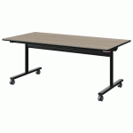 TABLE MALIBU RAB 160X80 T4 DL ST ANTIB CHÊ 1146/NO NOIR 9005