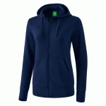 VESTE SWEAT À CAPUCHE - ERIMA - FEMME NEW NAVY