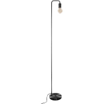 LAMPADAIRE EN MÉTAL DESIGN KELI - H. 150 CM - - NOIR