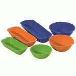 BANNETON ROND POLYPROPYLÈNE VERT - 500 G