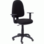 CHAISE AYNA BRAS RÉGLABLE - ROUE PARQUET - NOIR - PIQUERAS Y CRESPO