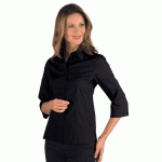 CHEMISE KYOTO MANCHES 3/4 NOIR