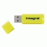 CLÉ USB INTEGRAL NÉON 16 GO JAUNE