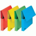 LOT DE 30 - POCHETTE DOCUMENT À SOUFFLET, A4, CARTON, VERT