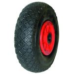 ROUE NYLON D260X85 PNEU INCREV.3.00-4 AL ROULEAUX