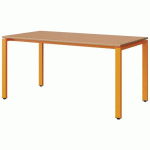TABLE MALIBU 160X80 T6 SOUDÉ ST ALAISÉ ORAN U340/ORANGE 1028