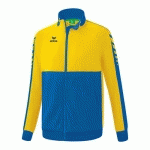VESTE DE SURVÊTEMENT - ERIMA - WORKER SIX WINGS ROY/JAUNE