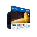 BROTHER CARTOUCHE D'ENCRE LC1100VALBP (LC-1100VALBP) - INNOBELLA™ - PACK DE 4 - COULEUR: NOIR, CYAN, JAUNE, MAGENTA (LOT DE 4 CARTOUCHES)