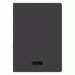 LOT DE 10 - CAHIER PIQUÉ 8000 POLYPRO A4 96 PAGES GRANDS CARREAUX 90 G - NOIR
