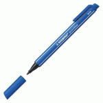 LOT DE 2 - STYLO FEUTRE STABILO POINTMAX À CAPUCHON POINTE 1 MM - ÉCRITURE MOYENNE BLEUE