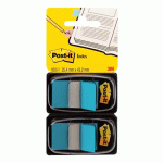 MARQUE-PAGES LARGE BLEU POST-IT - BLOC DE 100 FEUILLES