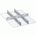 MATÉRIEL DE SUBDIVISION POUR TIROIRS 459X612X250MM - LISTA