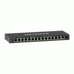 NETGEAR GS316EP-100PES COMMUTATEUR RÉSEAU GÉRÉ GIGABIT ETHERNET (10/100/1000) CONNEXION ETHERNET, SUPPORTANT L