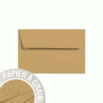 PAQUET DE 5 ENVELOPPES GRAIN DE POLLEN 90X140MM 120G/M² - BOIS - LOT DE 10