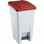 POUBELLE AGROALIMENTAIRE MOBILE À PÉDALE MOBILY - 60L - ROUGE - ROSSIGNOL PRO