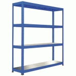 RAYONNAGE RAPID 1 METAL 1980X1830X610 BLEU