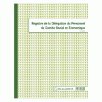 REGISTRE PIQÛRE DÉLÉGUÉS DU PERSONNEL CSE EXACOMPTA 6625E