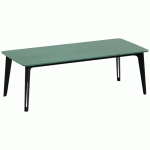 TABLE BROTTEAUX RECTANGULAIRE 220X100 CM VERT - TIZU