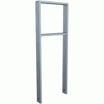 ARCEAU VÉLOS TUBE AVEC BARRE TRANSVERSALE-450MM-GALVANISÉ - SCHAKE