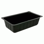 BARQUETTE PACK 2000 750 ML 20X12X5 CM PP NOIR (VENDU PAR 900)