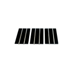 FILTRE CHARBON PAR 3 AK204AE1 79X8361 POUR HOTTE BRANDT, DE DIETRICH, FAGOR, SANGIORGIO, SAUTER , DHB7952A - NC