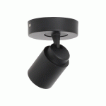 FREELIGHT SPOT POUR PLAFOND RAZZA, NOIR, Ø 13 CM, MÉTAL