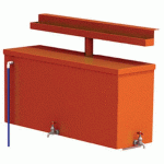 KIT RÉCUPÉRATION EAU 100 L POULAILLER URBECOL ALU ROUGE 2002 - URBEMOB