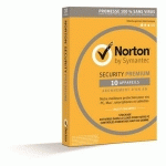 LOGICIEL ANTIVIRUS NORTON SECURITY PREMIUM (10 APPAREILS - 1 AN - CODE D'ACTIVATION) - NORTON