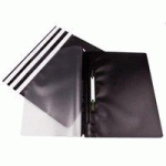 LOT DE 100 - CHEMISE À LAMELLE, A4, FILM PP, NOIR