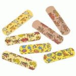 LOT DE 4 - LEINA PANSEMENT POUR ENFANTS, 19 X 72 MM, IMPERMÉABLE, AVEC