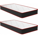 MATELAS LOT 2 90X200 - ÉPAISSEUR 16CM - LUXE MATELAS DE LIT D'ADULTE ET D'ENFANT - MOUSSE À MÉMOIRE - 7 ZONES DE CONFORT MOUSSE MÉMOIRE ADAPTATIVE