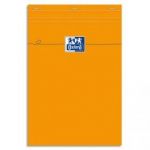 OXFORD BLOC DE DIRECTION AGRAFÉ EN TÊTE 160 PAGES 80G UNIES 21X29,7  COUVERTURE ORANGE