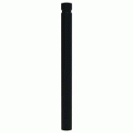 POTELET VITYL TÊTE GORGES MÉTAL HTR 1 M Ø 102 MM - NOIR 9005 - BUTON DESIGN