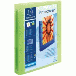 SET 12 CLASSEURS 4 ANNEAUX PP KREA COVER A4 MAXI ASSORTIES - EXACOMPTA