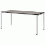 TABLE MALIBU 180X80 T6 SOUDÉ ST ANTIB GRIS U727/NO BLC 9016