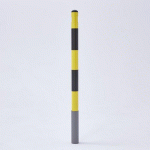 POTELET À SCELLER 1 CHAÎNE COULEUR JAUNE ET NOIR - MOTTEZ