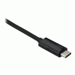 STARTECH.COM ADAPTATEUR USB-C VERS HDMI 3M - CÂBLE VIDÉO USB TYPE C VERS HDMI 2.0 - 4K60HZ - COMPATIBLE THUNDERBOLT 3 - CONVERTISSEUR USB-C À HDMI - DP 1.2 ALT MODE HBR2 - NOIR