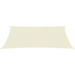 VIDAXL - VOILE D'OMBRAGE 160 G/M² CRÈME 2,5X3 M PEHD