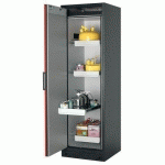 ARMOIRE SÉCURITÉ Q-CLASSIC-90 Q90.195.060 GRIS/ROUGE