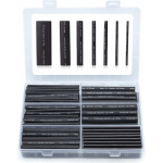 KIT DE GAINE THERMORÉTRACTABLE ETANCHE - 3:1 TUBE THERMORETRACTABLE À DOUBLE PAROI - REVÊTEMENT ADHÉSIF - GAINE THERMO - NOIRE - 180 PIÈCES