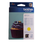 CARTOUCHE BROTHER LC123Y - JAUNE - RENDEMENT ELEVE 600 PAGES