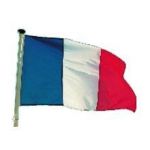 PAVILLONS FRANCAIS EN MAILLE POLYESTER 60X9OCM