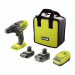 PERCEUSE À PERCUSSION 18V ONE+™ + 2 BATTERIES 2/4AH + SAC DE TRANSPORT - R18PD3-242S RYOBI