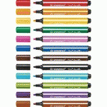 STYLO FEUTRE TRIO SCRIBBI, ROSE - LOT DE 10