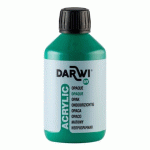 LOT DE 3 - DARWI FLACON DE 250 ML DE PEINTURE ACRYLIQUE UNIVERSELLE OPAQUE - VERT SAPIN