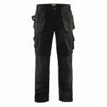 PANTALON DE TRAVAIL ARTISAN BAS AMOVIBLES NOIR TAILLE 48 - BLAKLADER