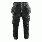 PANTALON DE TRAVAIL X1900 ARTISAN CORDURA® DENIM STRETCH TAILLE 50 - BLAKLADER